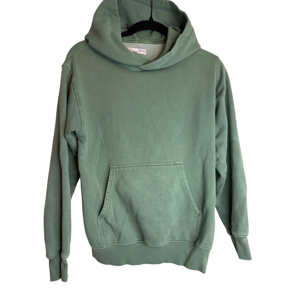Aritzia Tna Cozy Fleece Hoodie Sage Green Pullover Sweatshirt 2XS